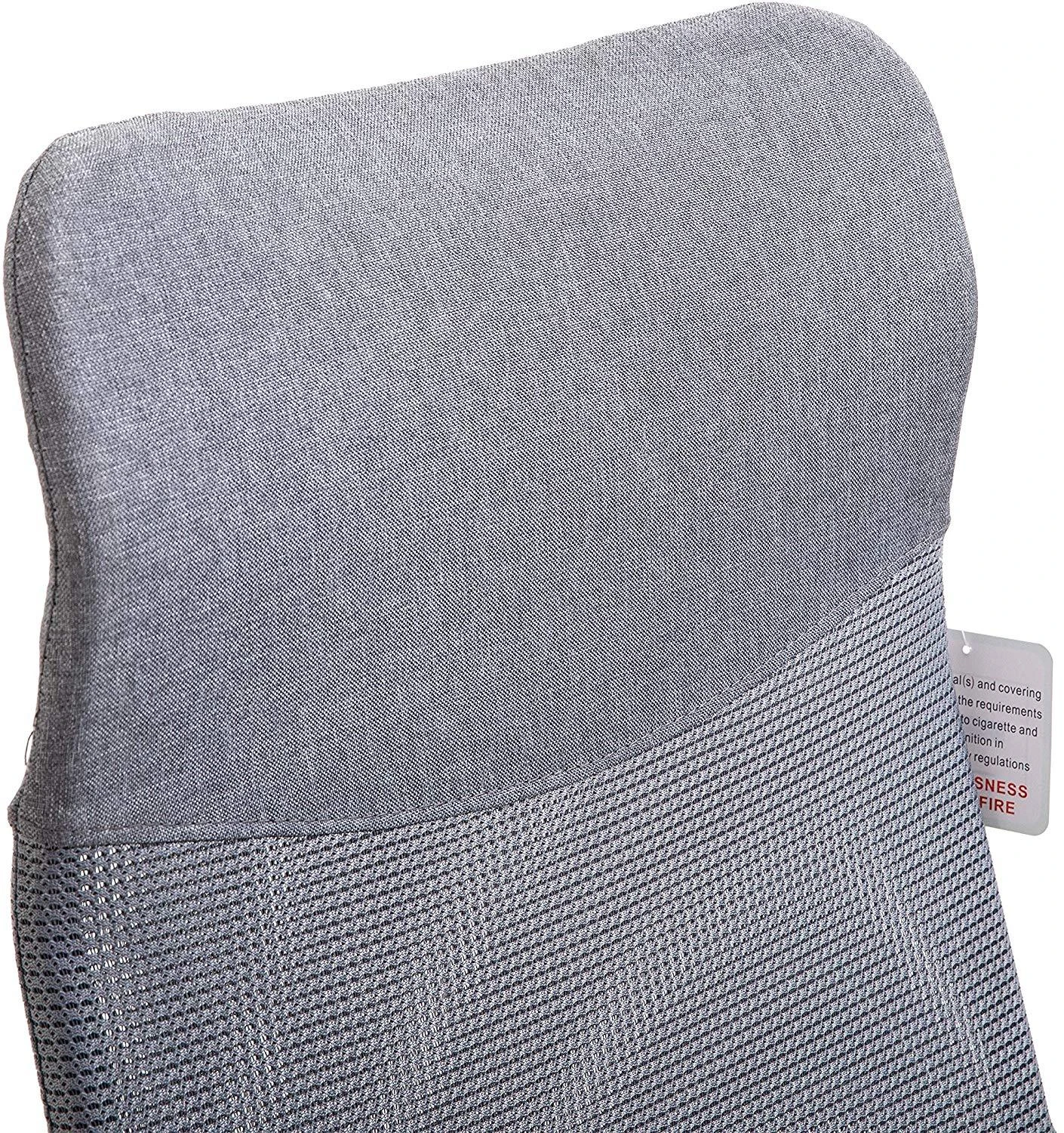 High Back Mesh Fabric Swivel Office Chair, MO57 Grey - Image 8