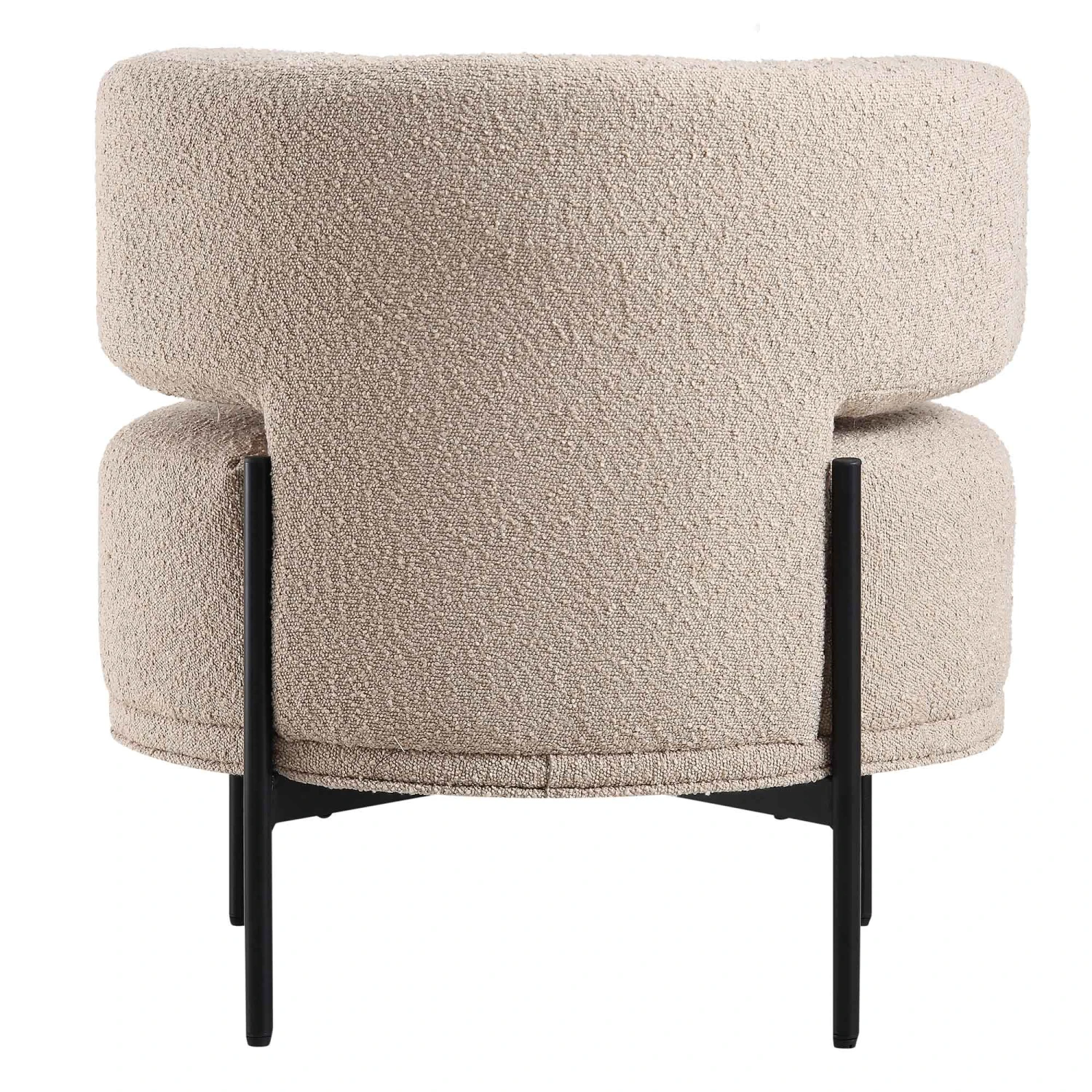 Penn Taupe Boucle Wing Back Accent Chair - Image 10