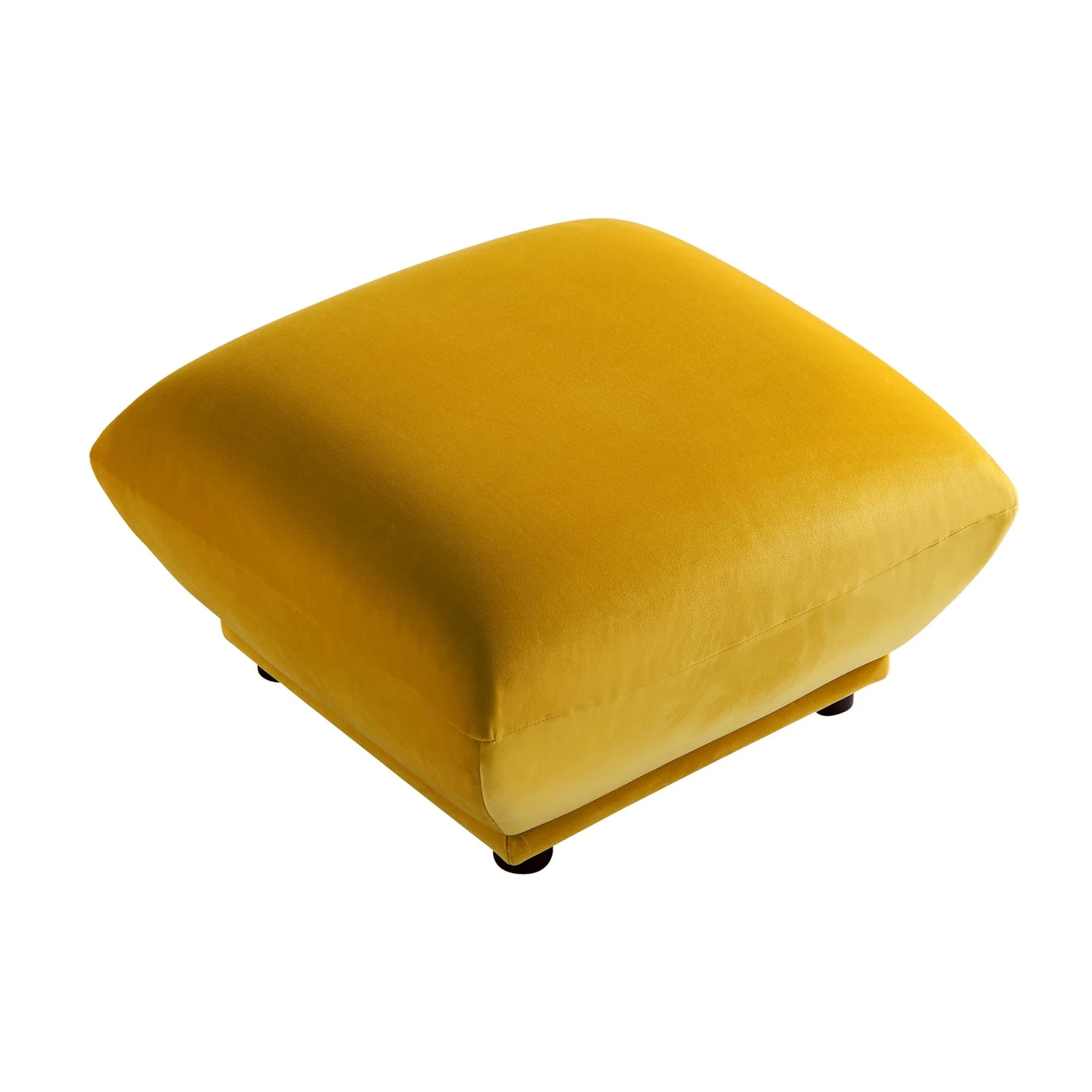 Gianni Pouffe, Goldenrod Velvet - Image 7