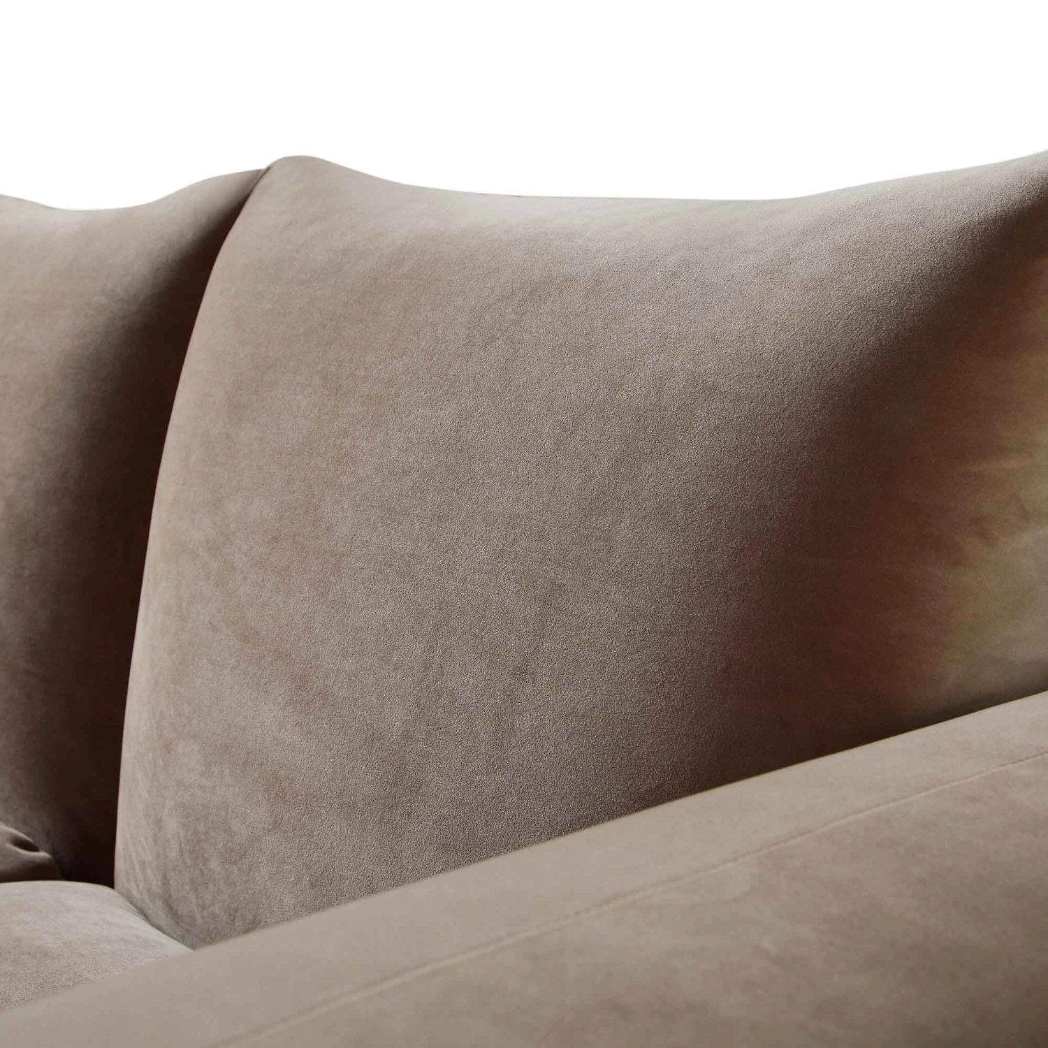 Gianni Two Seater Sofa, Mink Velvet - Image 10