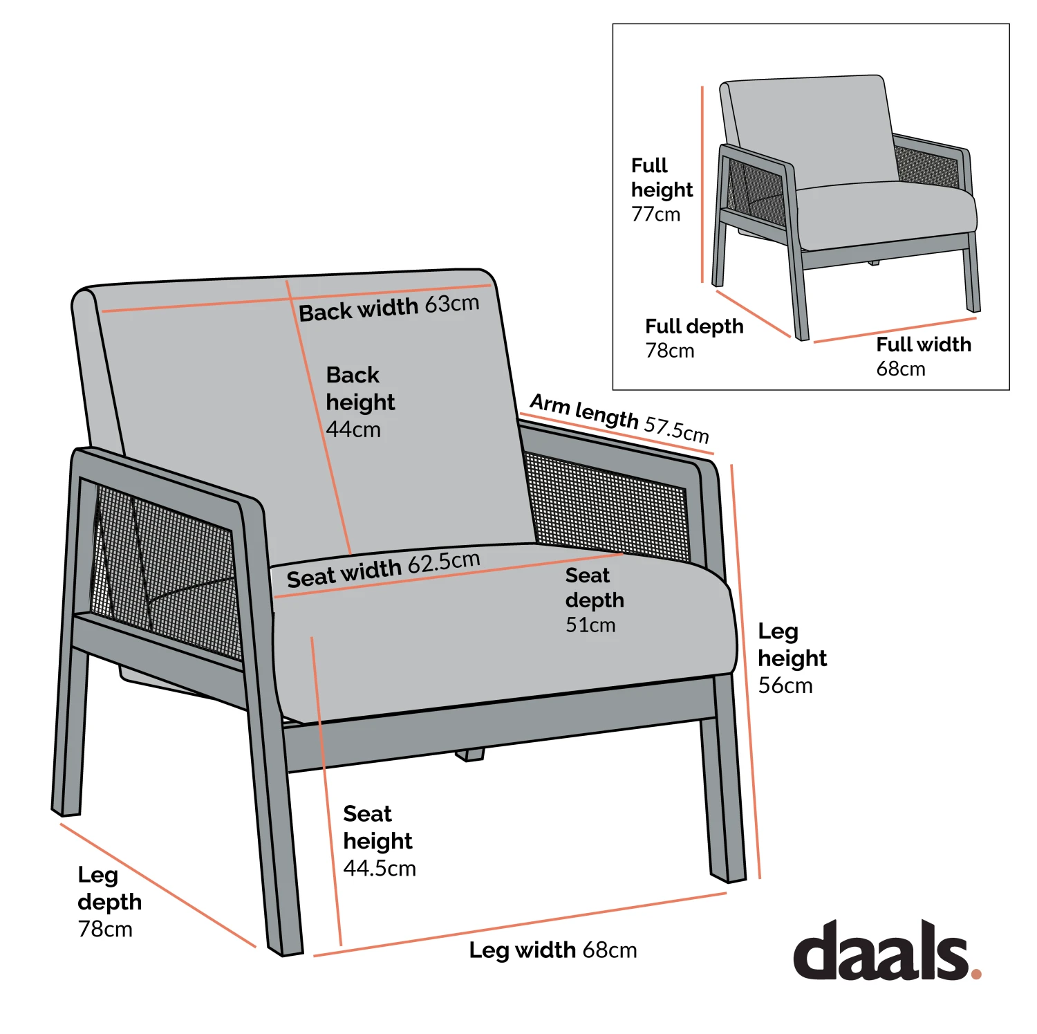 Fyne Moss Green Velvet Walnut Frame Rattan Armchair - Image 5
