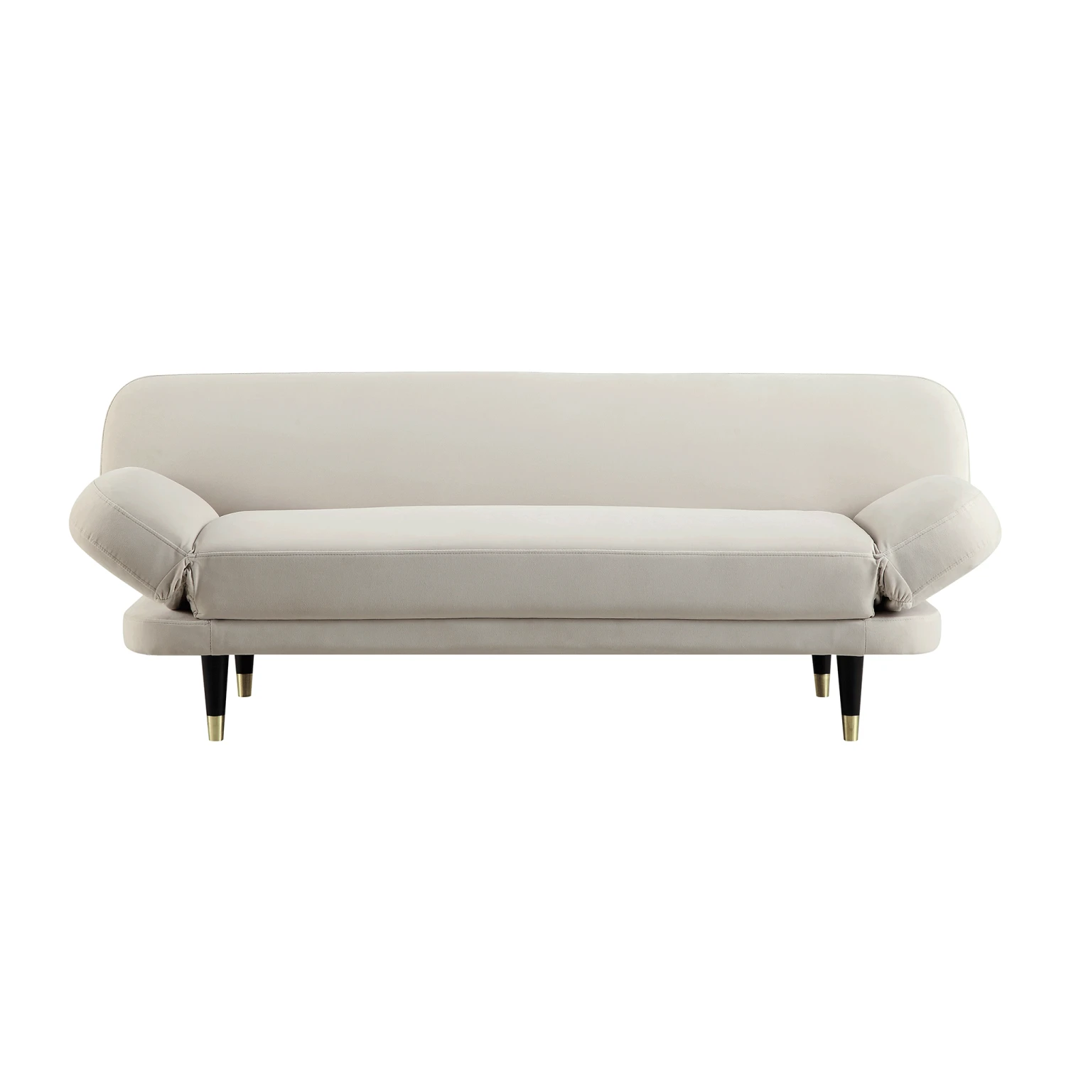 Solna 2-Seater Sofa Bed, Champagne Velvet - Image 9