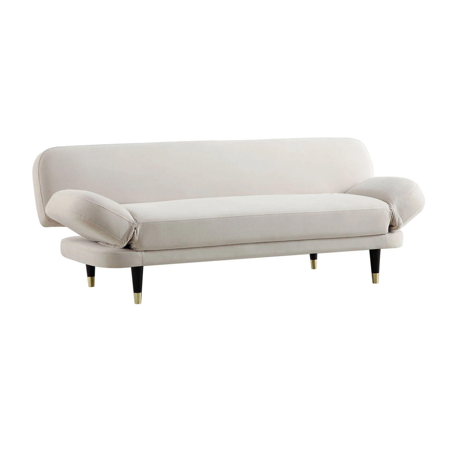 Solna 2-Seater Sofa Bed, Champagne Velvet - Image 5