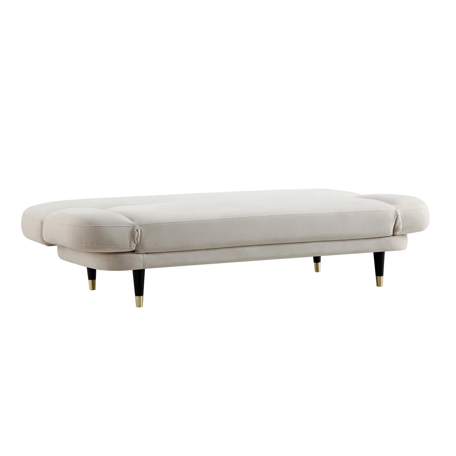 Solna 2-Seater Sofa Bed, Champagne Velvet - Image 11