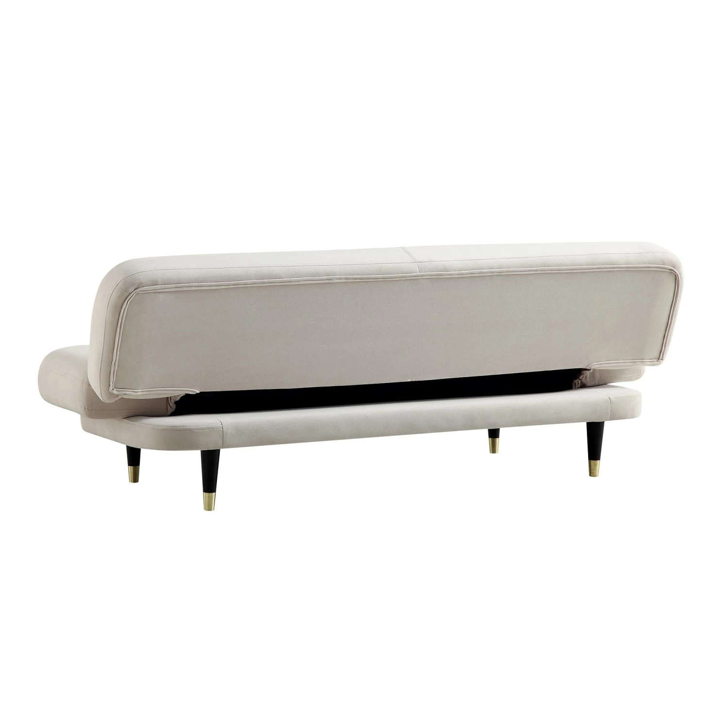 Solna 2-Seater Sofa Bed, Champagne Velvet - Image 15