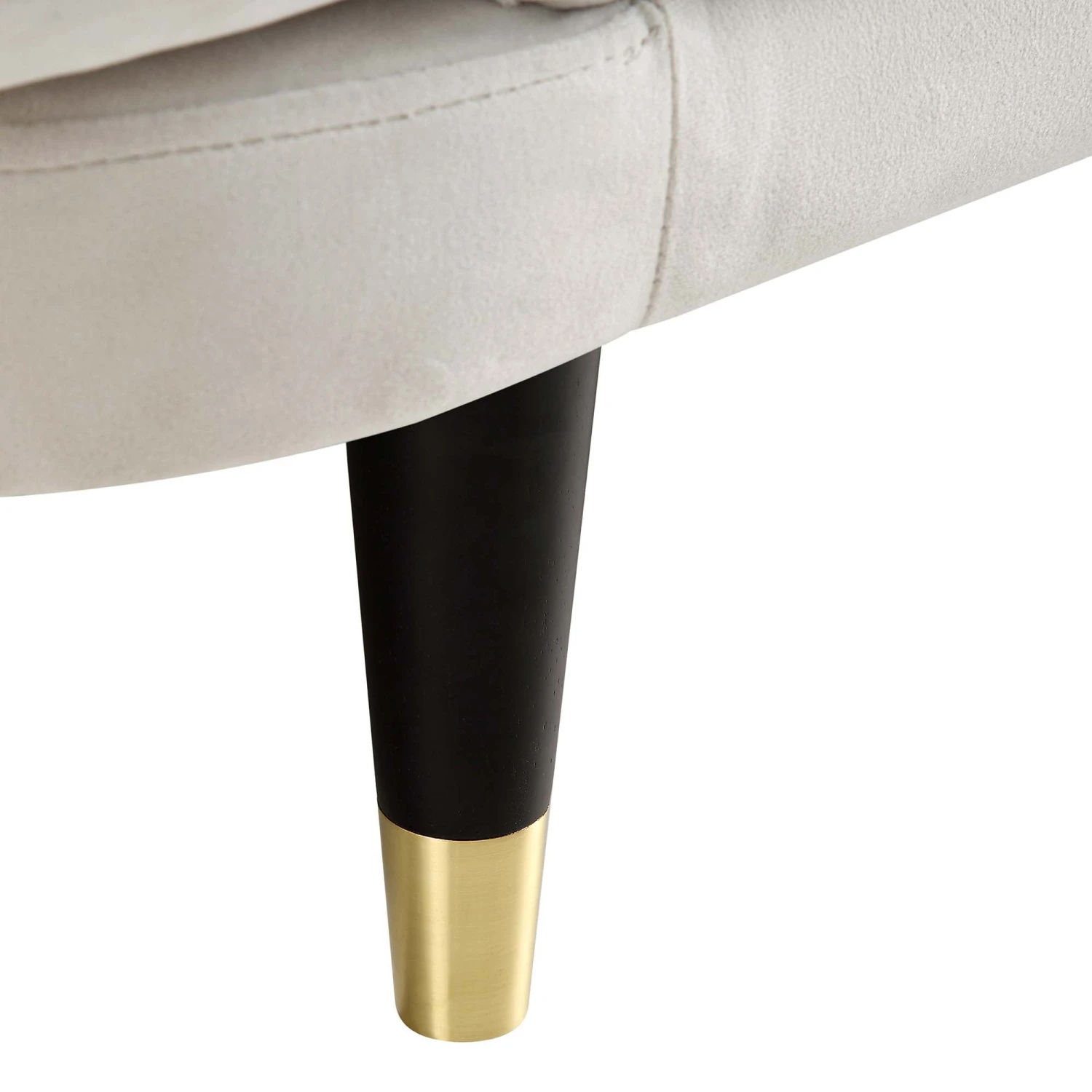 Solna 2-Seater Sofa Bed, Champagne Velvet - Image 17