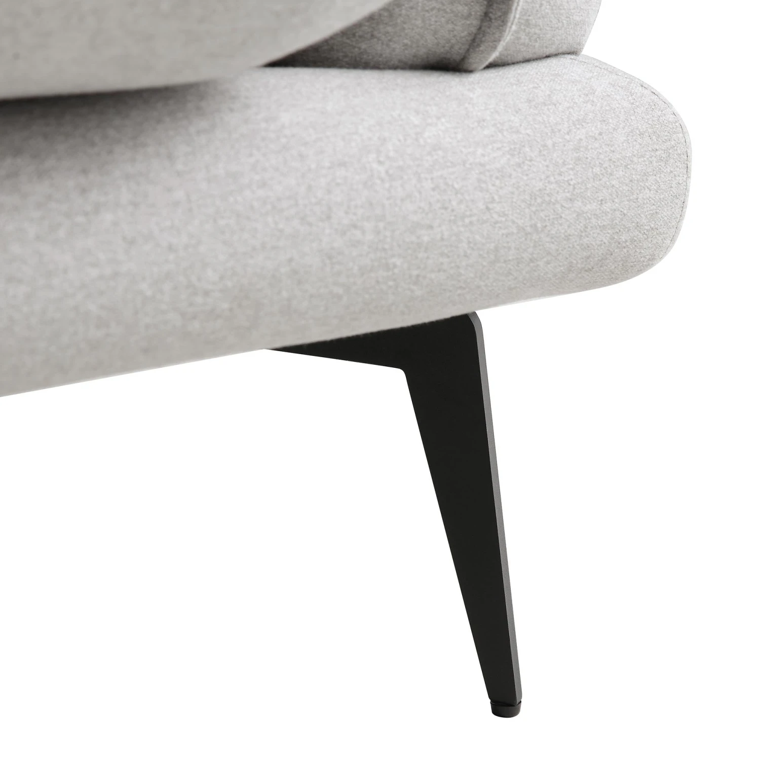 Obriel Grey Marl Fabric Armchair - Image 11
