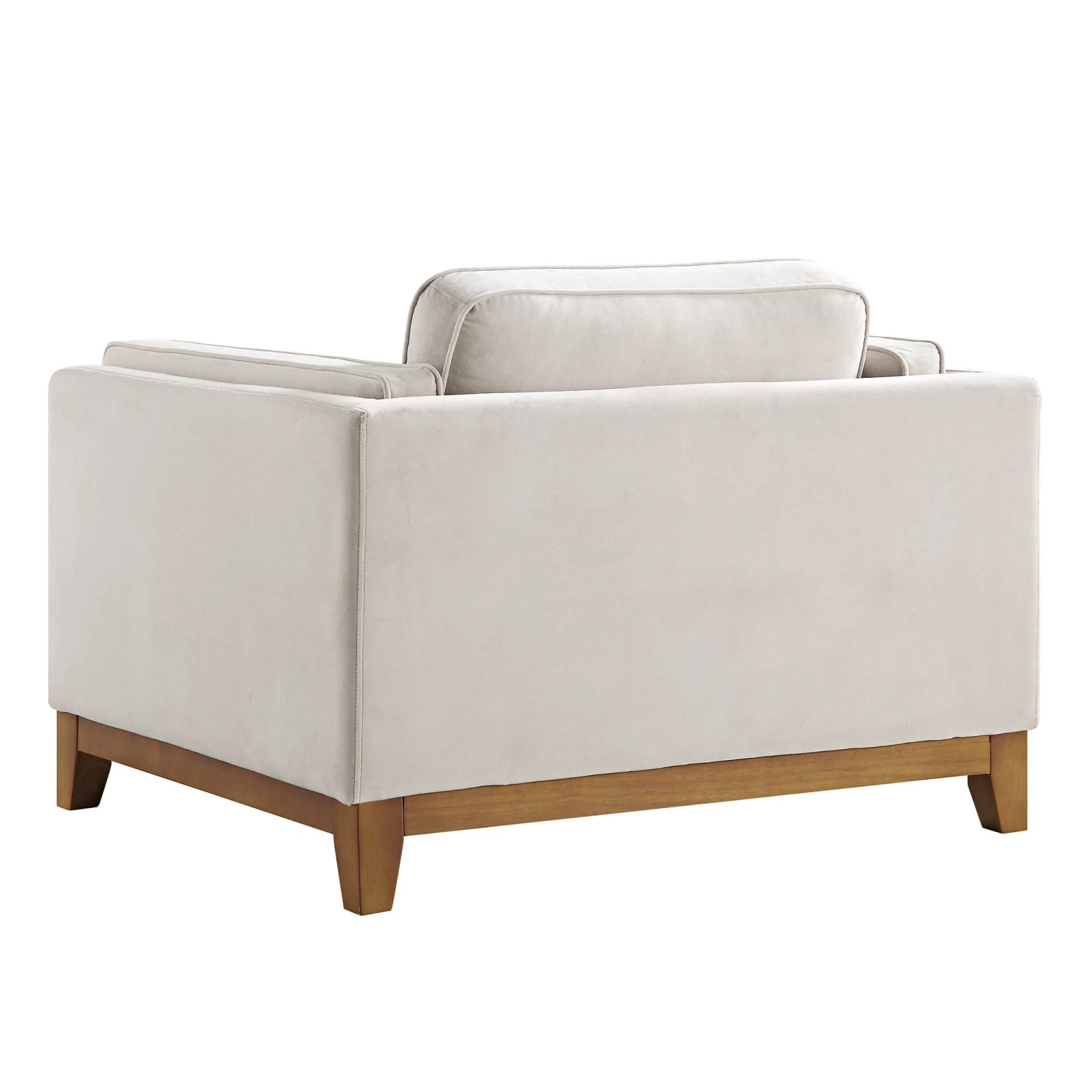 Dipley Champagne Velvet Sofa, 1-Seater - Image 11