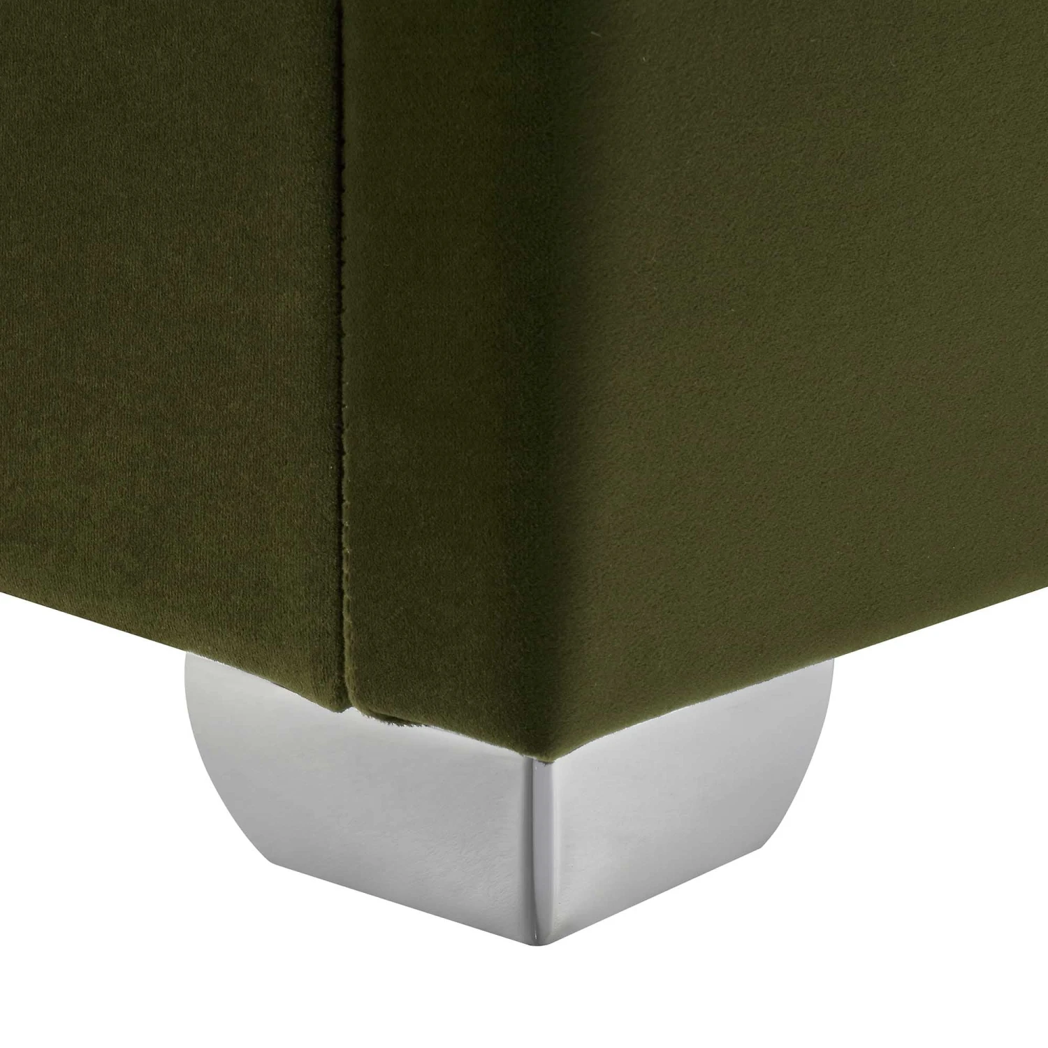 Hadley Moss Green Velvet Ottoman Storage Bed - Image 13