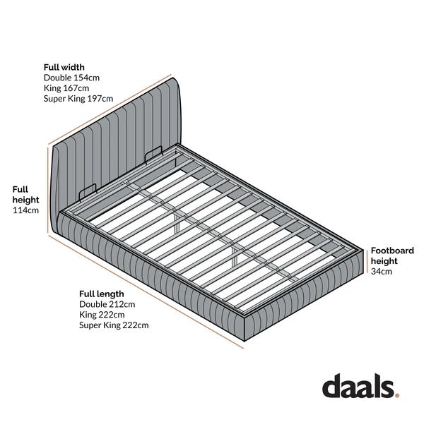 Helia Pleated Ottoman Storage Bed, Taupe Velvet - Image 6