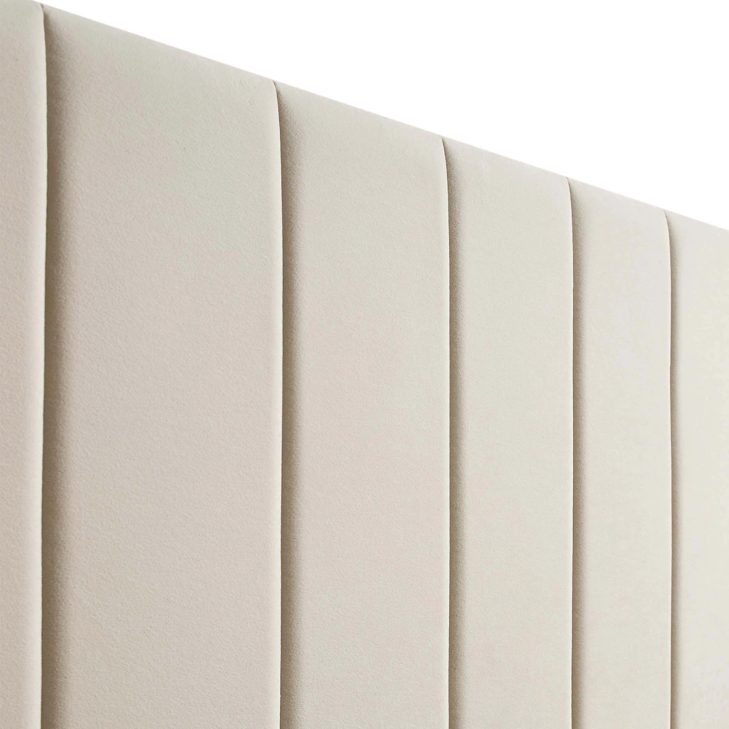 Sylvie Velvet Upholstered Bed Frame With Golden Chrome Legs, Champagne Velvet - Image 9