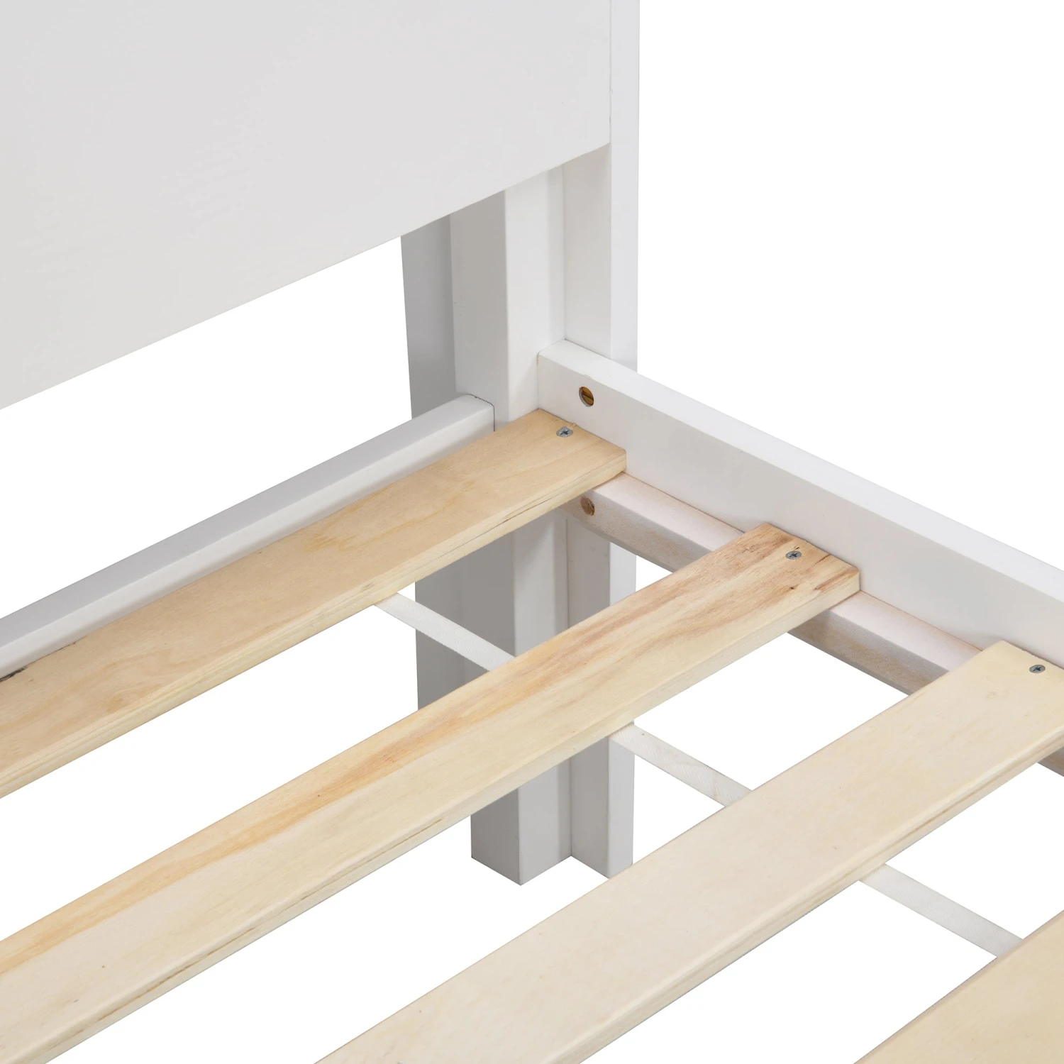 Elgin Wooden Bed Frame With Shelf Headboard - Image 9