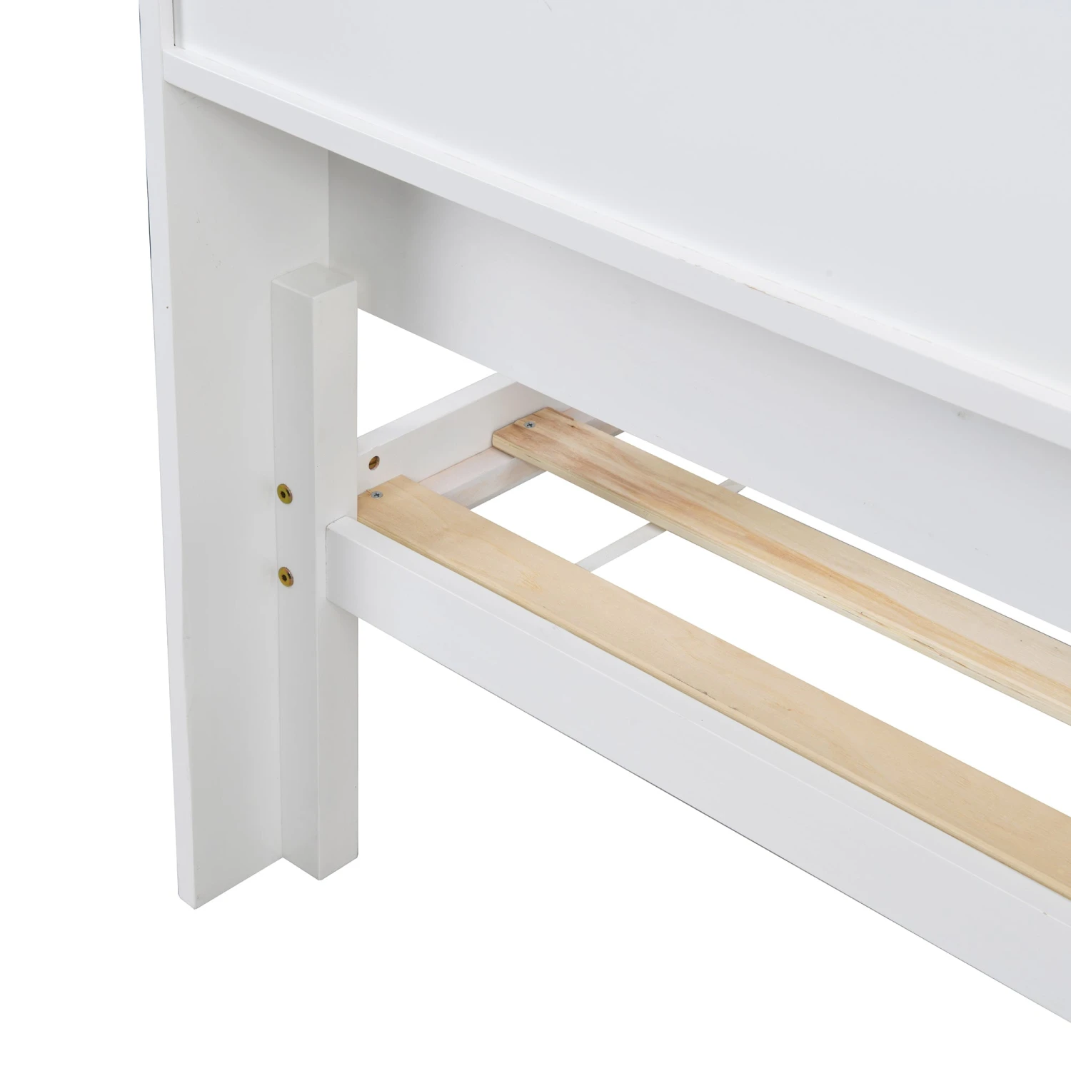 Elgin Wooden Bed Frame With Shelf Headboard - Image 12