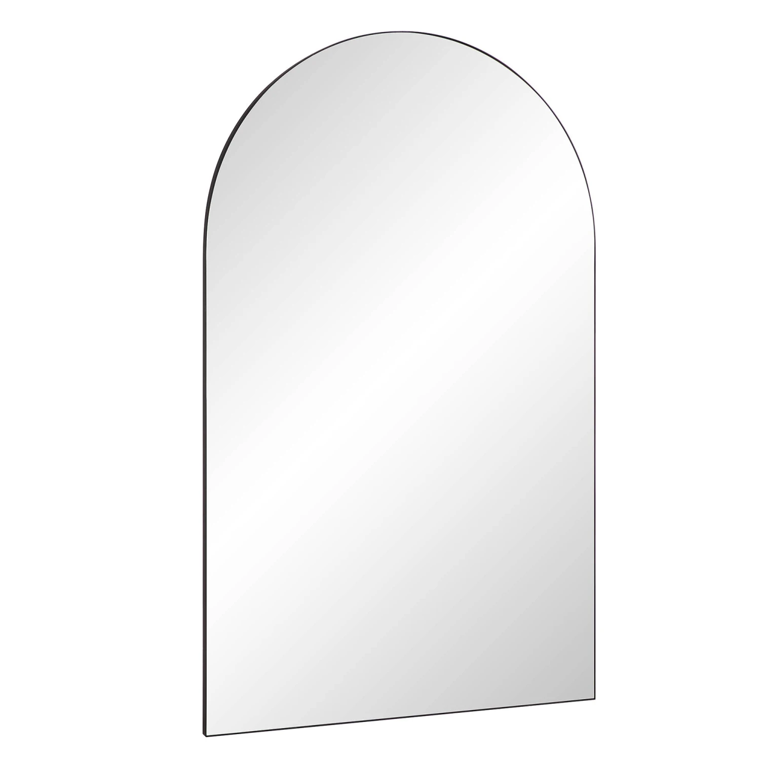 Eden Arched Full Length Metal Frame Mirror 180 X 110 Cm, Black - Image 5