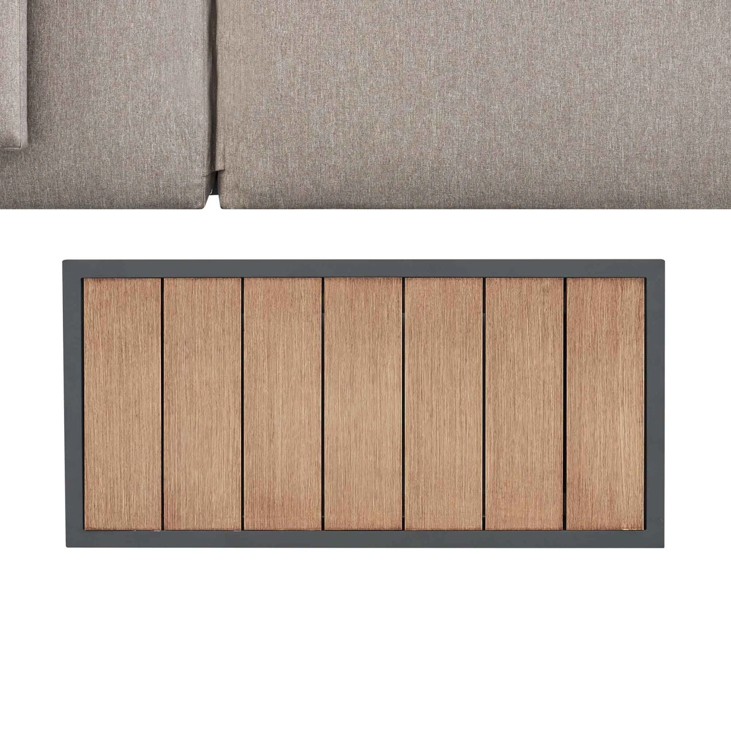 Jardin Aluminium Outdoor Side Table, Granite - Image 3