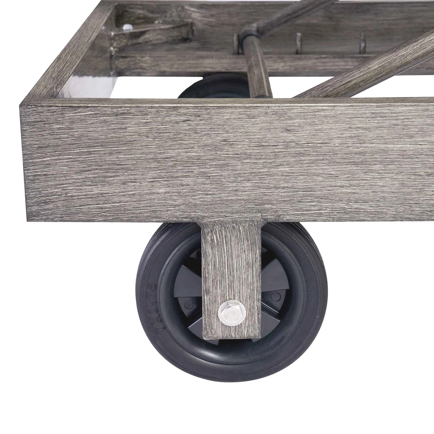 Montrose Aluminium Outdoor Sun Lounger Set, Brushed Silver Oak - Image 8