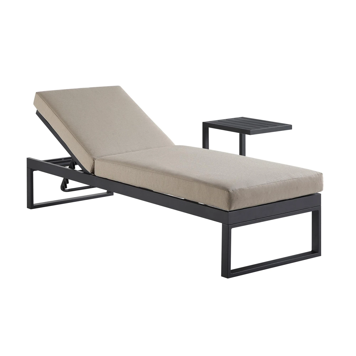 Albany Aluminium Sun Lounger, Taupe - Image 2