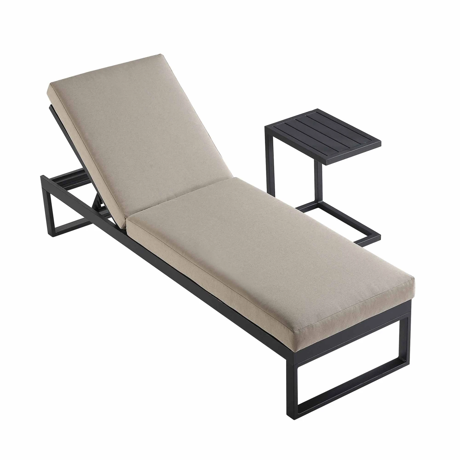 Albany Aluminium Sun Lounger, Taupe - Image 6