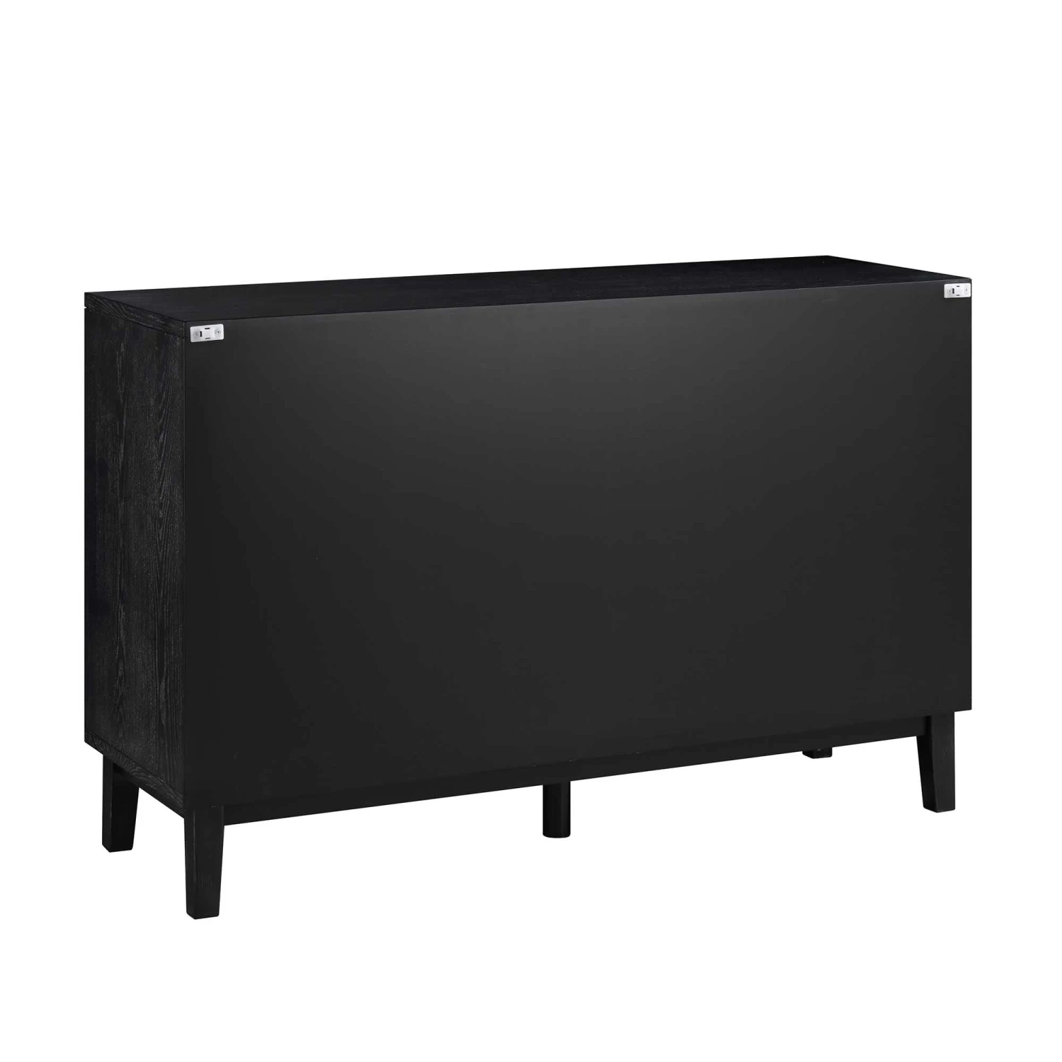 Bianca Chip Carved 6 Drawer Chest, Antique Bronze & Black - Image 9