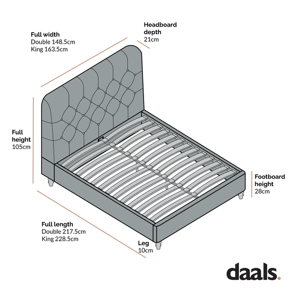 Leamington Deep-Buttoned Upholstered Bed, Rosewater Pink Fabric - Image 5